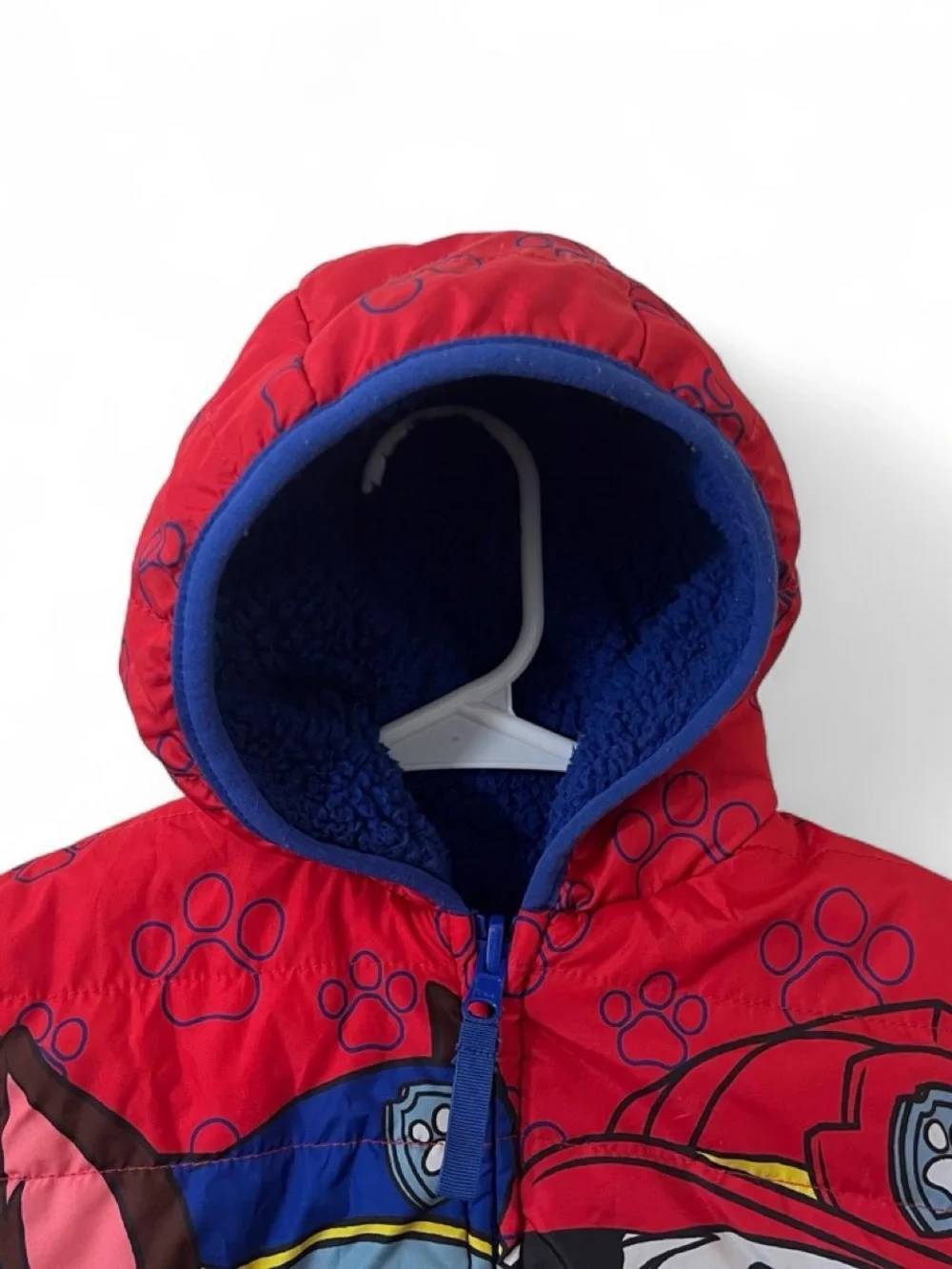 Toddler Boy 2T Paw Patrol Quilted Puffer Winter Jacket Toddler Coat Hood Zip Up